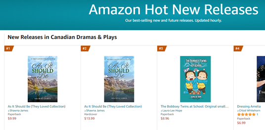 Amazon #1 and #2 New ReleaseJAMES